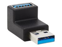 Eaton Tripp Lite Series USB 3.0 SuperSpeed Adapter - USB-A to USB-A, M/F, Up Angle, Black - USB-adapter U324-000-UP