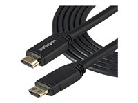 StarTech.com 10ft (3m) HDMI 2.0 Cable with Gripping Connectors, 4K 60Hz Premium Certified High Speed HDMI Cable with Ethernet, HDR10, 18Gbps, HDMI Video Cord for Monitor/TV, M/M, Black - Ultra HD HDMI Cord - HDMI-kabel - 3 m HDMM3MLP