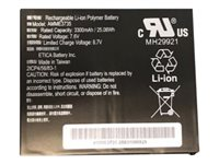 Zebra - batteri för surfplatta - Li-pol - 3300 mAh - 25.1 Wh BTRY-ET5X-8IN3-01