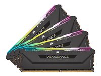 CORSAIR Vengeance RGB PRO SL - DDR4 - sats - 128 GB: 4 x 32 GB - DIMM 288-pin - 3200 MHz / PC4-25600 - ej buffrad CMH128GX4M4E3200C16