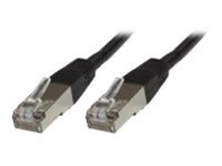 MicroConnect nätverkskabel - 1.5 m - svart B-FTP6015S