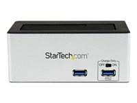 StarTech.com USB 3.0 SATA HDD Docking Station w/ Fast Charge USB Hub & UASP - kontrollerkort - SATA 6Gb/s - USB 3.0 SDOCKU33HB