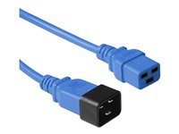 MicroConnect - strömkabel - IEC 60320 C20 till IEC 60320 C19 - 90 cm PE2019B09