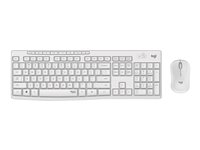 Logitech MK295 Silent - sats med tangentbord och mus - ungerska - offwhite Inmatningsenhet 920-009873