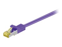 MicroConnect patch-kabel - 25 cm - lila SFTP70025P