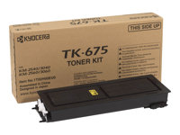 Kyocera TK 675 - svart - original - tonerkassett 1T02H00EU0