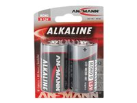 ANSMANN RED LINE batteri - 2 x D - alkaliskt 1514-0000