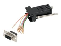 StarTech.com DB9 till modulär RJ45-adapter - F/F - seriell adapter - DB-9 till RJ-45 GC98FF