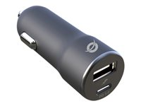 Conceptronic ALTHEA 2-Port 36W USB PD Car Charger strömadapter för bil - USB, 24 pin USB-C - 36 Watt ALTHEA03B