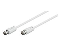 MicroConnect antennförlängningskabel - 15 m - vit COAX150W