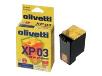 Olivetti XP 03 - svart, gul, cyan, magenta - original - bläckpatron B0261L