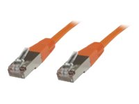 MicroConnect nätverkskabel - 3 m - orange STP603O