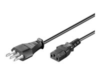 MicroConnect - strömkabel - power IEC 60320 C13 till CEI 23-16/VII - 1.8 m PE100418