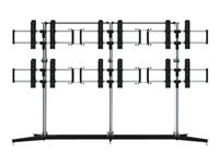 SMS Rapid RP031050 ställ - för 6 LCD/plasmapaneler - aluminium, antracit RP031050