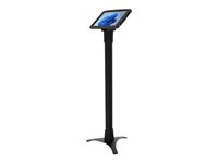 Compulocks Surface Pro 8-10 Space Enclosure Portable Floor Stand Black ställ - portabel - för surfplatta - inhägnad - svart 147B580SPSB