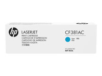 HP 312A - cyan - original - LaserJet - tonerkassett (CF381A) - Contract CF381AC