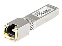 StarTech.com HPE 813874-B21 Compatible SFP+ Module, 10GBASE-T, SFP to RJ45 Cat6/Cat5e, 10GE Gigabit Ethernet SFP+, RJ-45 (Copper) 30m, HPE BladeSystem, c-Class, Mini GBIC SFP+ Transceiver - Lifetime Warranty (813874B21ST) - SFP+ sändar/mottagarmodul - 10GbE 813874B21ST