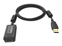 Vision Professional - USB-förlängningskabel - USB till USB - 5 m TC 5MUSBEXT+/BL