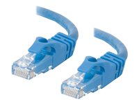 C2G Cat6 Booted Unshielded (UTP) Crossover Patch Cable - övergångskabel - 3 m - blå 83526