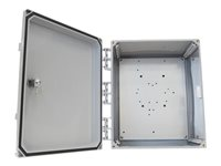 TerraWave 12" x 10" x 6" Wi-Fi Enclosure w/ Solid Door, Key Lock, No Bulkhead Holes, Cisco Backplate - hölje till nätverksenhet CV12106KO-NH