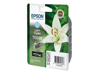 Epson T0595 - ljus cyan - original - bläckpatron C13T05954010