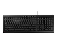 CHERRY STREAM KEYBOARD - tangentbord - QWERTY - engelska - svart Inmatningsenhet JK-8500EU-2