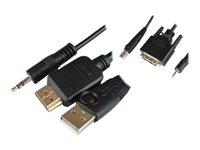 Raritan - keyboard / video / mouse / audio / USB cable - 1.8 m RSS-CBL-HDMI