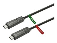 VivoLink - USB typ C-kabel - 24 pin USB-C till 24 pin USB-C - 15 m PROUSBCMM15OP