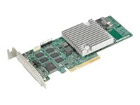 Supermicro - kontrollerkort - SATA 6Gb/s / SAS 12Gb/s - SAS 12Gb/s AOC-S3908L-H8IR-16DD-O