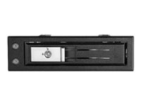 StarTech.com 5.25 to 3.5 Hard Drive Hot Swap Bay - Trayless - Lockable - Front Mount - Hard Drive Bay - Hard Drive Backplane - HDD Caddy (HSB13SATSASB) - adapter för lagringsfack - SATA 6Gb/s / SAS 6Gb/s HSB13SATSASB