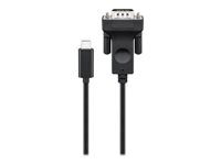 MicroConnect - videoadapterkabel - 24 pin USB-C till HD-15 (VGA) - 1.8 m USB3.1CVGA1.8