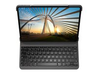 Logitech Slim Folio Pro - tangentbord och foliefodral - QWERTY - brittisk Inmatningsenhet 920-009689