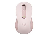 Logitech Signature M650 L - mus - stor storlek - 2.4 GHz, Bluetooth - rosa 910-006237