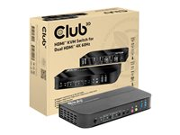 Club 3D CSV-1382 - omkopplare för tangentbord/video/mus/ljud - 2 portar CSV-1382