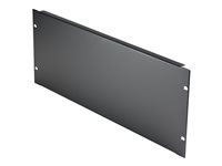 StarTech.com 4U Blank Panel for 19 inch Rack, Rack Mount Blanking Panel for Server/Network Racks & Cabinets, 4RU Rackmount Filler Panel/Spacer/Plates, Solid Panel, Cold-Rolled Steel, Black - 4U Blanking Panel (RKPNL4U) - rackblankningspanel - 4U RKPNL4U