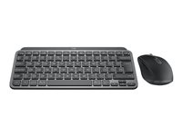 Logitech MX Keys Mini Combo for Business - sats med tangentbord och mus - QWERTY - spansk - grafit Inmatningsenhet 920-011058