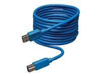 Eaton Tripp Lite Series USB 3.2 Gen 1 SuperSpeed Device Cable (A to B M/M), 10 ft. (3.05 m) - USB-kabel - USB typ A till USB Type B - 3 m U322-010