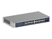 NETGEAR GS724T - Version 6 - switch - 24 portar - smart - rackmonterbar GS724T-600EUS