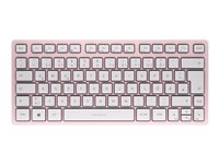 CHERRY KW 7100 MINI BT - tangentbord - QWERTY - europeiska - körsbärsblomfärgad Inmatningsenhet JK-7100EU-19