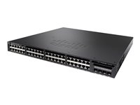 Cisco Catalyst 3650-48FS-S - switch - 48 portar - Administrerad - rackmonterbar WS-C3650-48FS-S