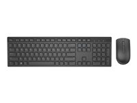 Dell Wireless Keyboard and Mouse KM636 - sats med tangentbord och mus - AZERTY - fransk - svart Inmatningsenhet TR7J6