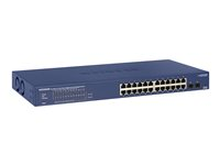 NETGEAR Smart GS724TPv2 - switch - 24 portar - smart - rackmonterbar GS724TP-200EUS