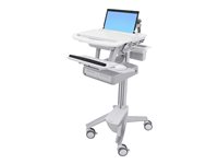 Ergotron StyleView Laptop Cart, 2 Drawers vagn - öppen arkitektur - för bärbar dator/tangentbord/mus/streckkodsskanner SV43-11A0-0