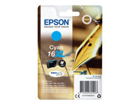 Epson 16XL - XL - cyan - original - bläckpatron C13T16324012