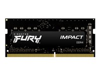 Kingston FURY Impact - DDR4 - modul - 32 GB - SO DIMM 260-pin - 3200 MHz / PC4-25600 - ej buffrad KF432S20IB/32