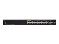 Cisco Small Business SF350-24P - switch - 24 portar - Administrerad - rackmonterbar SF350-24P-K9-EU