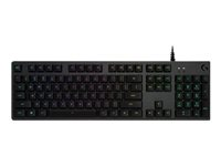 Logitech Gaming G512 - tangentbord - fransk - kol Inmatningsenhet 920-009364