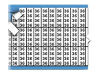 Brady Solid Numbers Miniature Wire Marker Legend 36 - lednings/kabelmärkare (förtryckt) TMM-36-PK