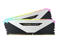 CORSAIR Vengeance RGB RT - DDR4 - sats - 32 GB: 2 x 16 GB - DIMM 288-pin - 3200 MHz / PC4-25600 - ej buffrad CMN32GX4M2Z3200C16W