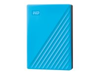 WD My Passport WDBPKJ0040BBL - hårddisk - 4 TB - USB 3.2 Gen 1 WDBPKJ0040BBL-WESN